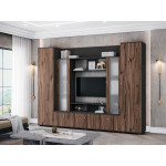 Стінка для вітальні Галіція Д / Galicia D/ДСП Антраци Київський Стандарт