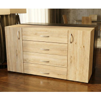 Комод 6 в спальню 130х38х75 см. фабрика Алмаз Меблі