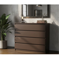 Комод-7 із чотирма ящиками (100х90х40 см.) фабрика Алмаз Меблі