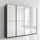 Шкаф-купе четырехдверный раздвижной 45-60 см