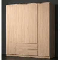 Шафа розпашна - 3 у передпокій, спальню, вітальня 220х200х52 см. ДСП Дуб молочний