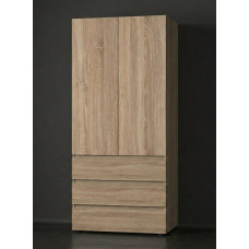 Шкаф распашной - 4 в прихожую, спальню 220х100х52 см. ДСП Сонома