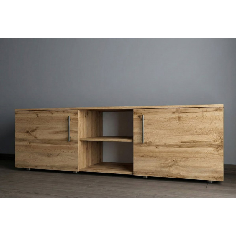 Тумба под телевизор ТВ-2 Дуб тахо 150х50х43 см. Алмаз