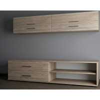 Тумба под телевизор ТВ-3 Трюфель 180х45х45 см.