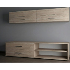 Тумба под телевизор ТВ-3 Трюфель 180х45х45 см.