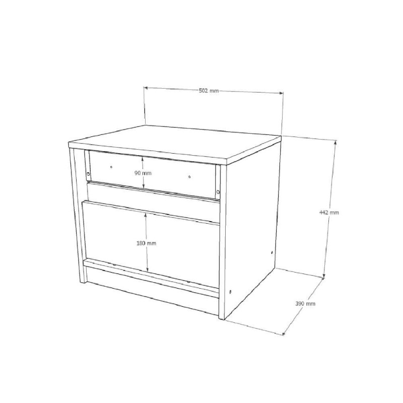 Тумба приліжкова Стайл-500 Еверест