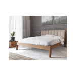 Ліжко дерев'яне Токіо Меблі Лев з м'яким узголів'ям