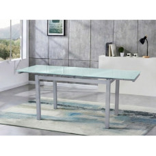 Стол обеденный стеклянный «Венди» раскладной 80/130 см и 110/170 см