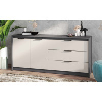 Комод К-2+3 світлий фасад темний корпус 160х45х73 см.
