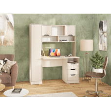 Письмовий стіл з надбудовою та пеналом Неон 140×55×75 см