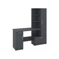 Стол письменный «Шанс-П» Антрацит (1500х600х1645 мм) Пехотин