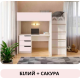 Дитяча кімната BED-ROOM 3 з ліжком (1900х800 мм) та столом
