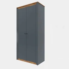 Розпашна шафа Нордік-990 Дуб крафт золотий + графіт Еверест